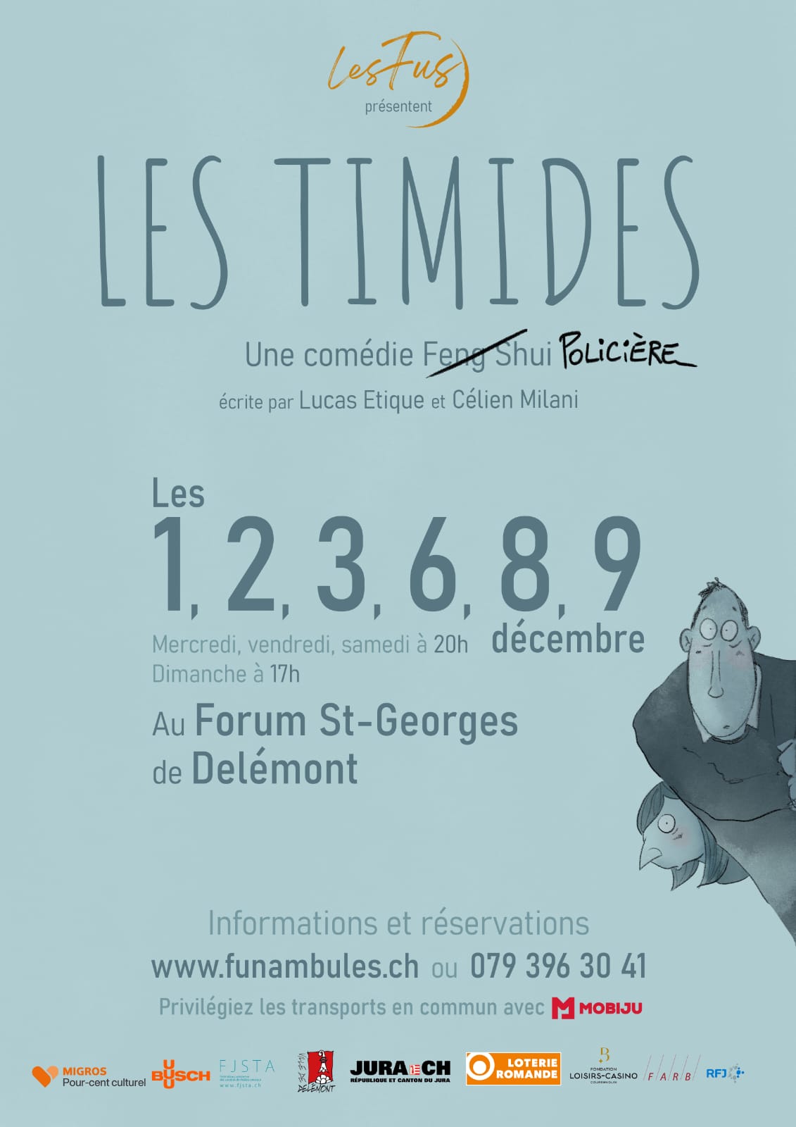 Affiche "Les Timides"